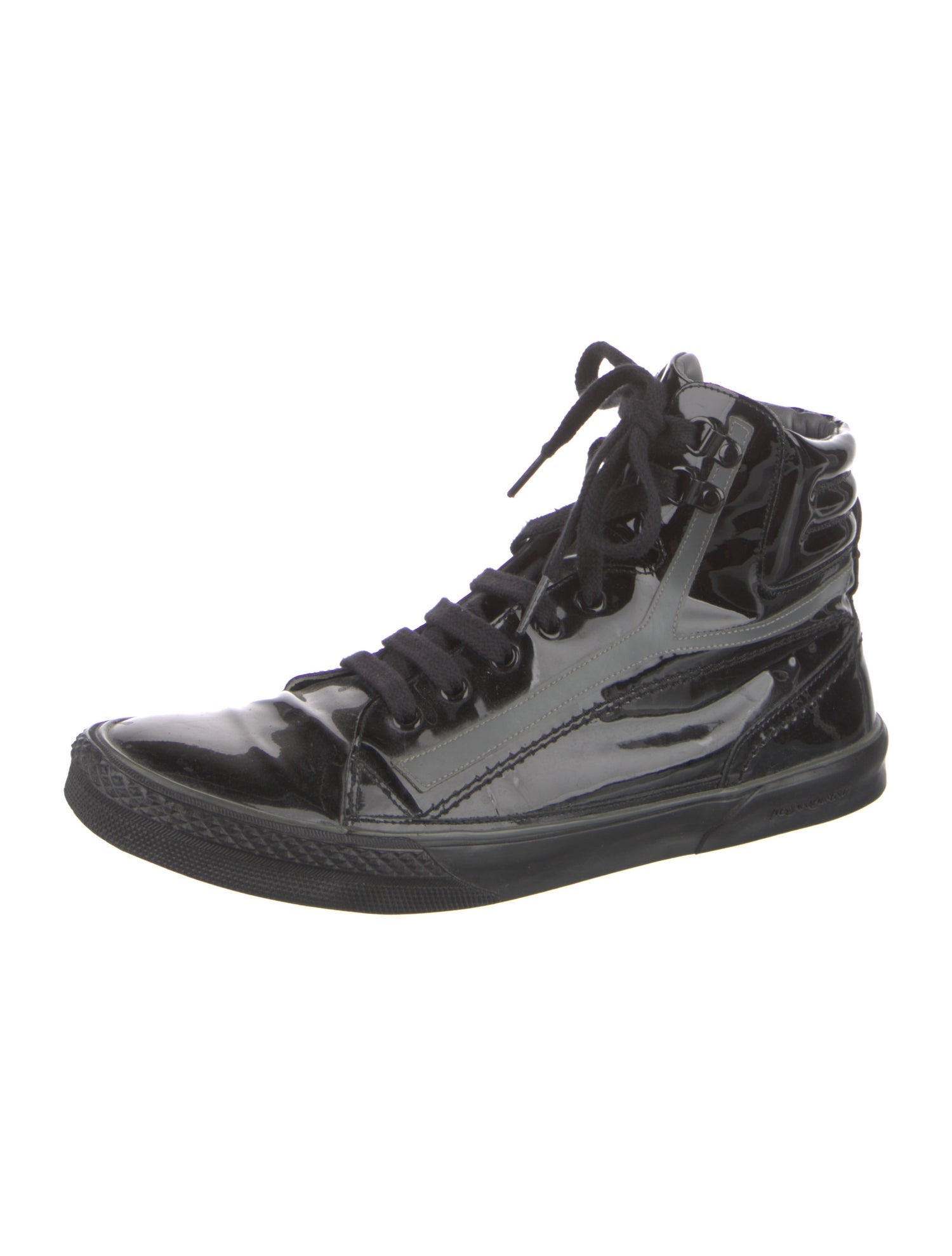Saint Laurent Patent Leather Sneakers