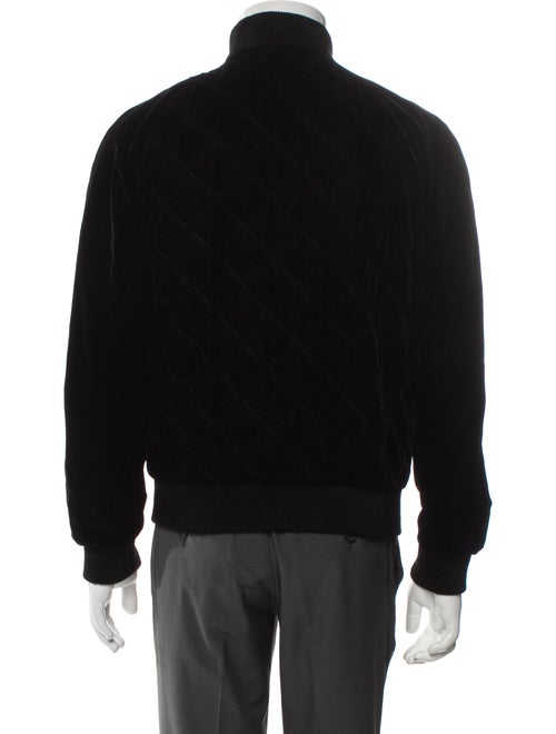 Saint Laurent 2018 Quilted Velvet Bomber Jacket