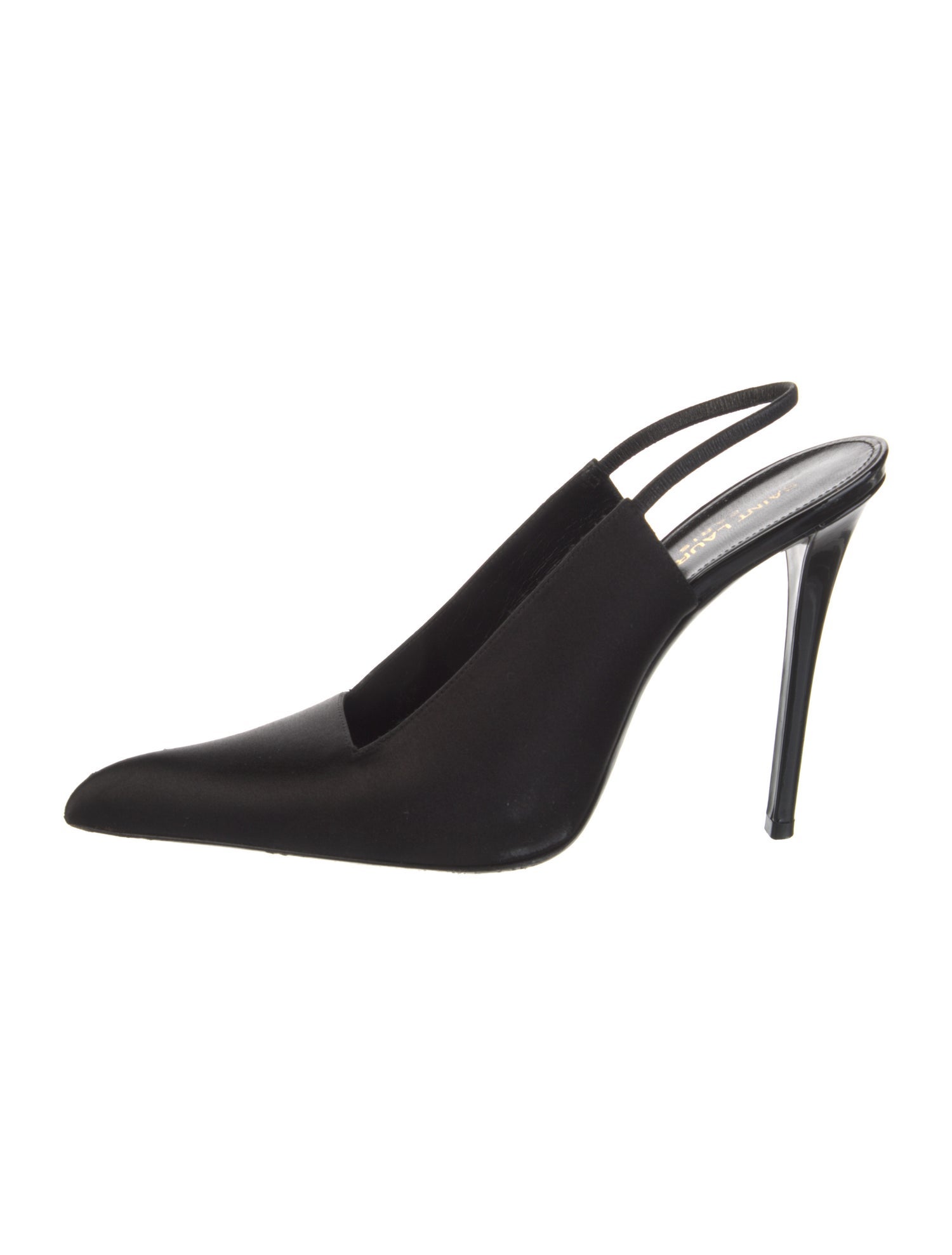 Saint Laurent Satin Slingback Pumps