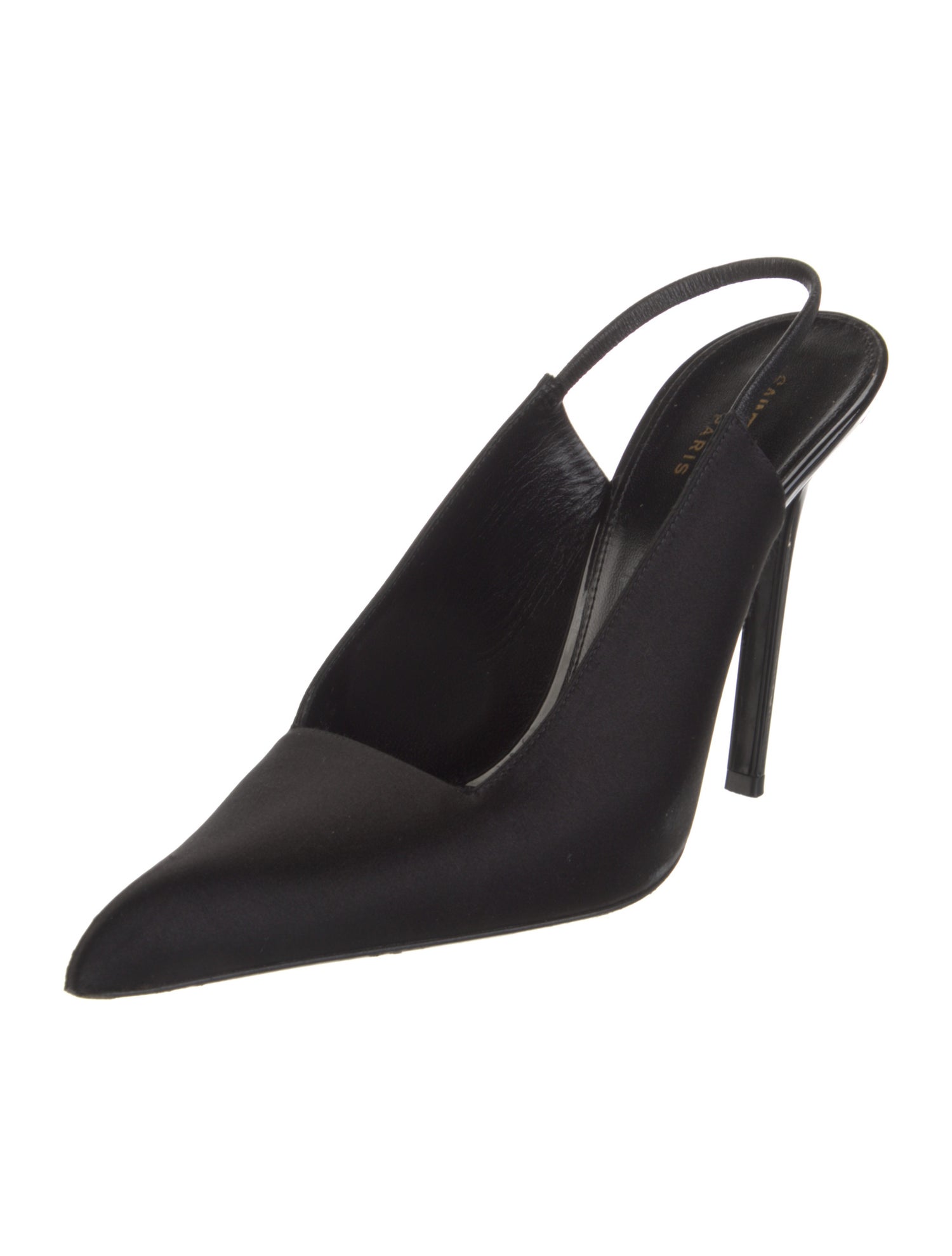 Saint Laurent Satin Slingback Pumps