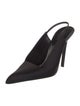 Saint Laurent Satin Slingback Pumps