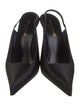 Saint Laurent Satin Slingback Pumps