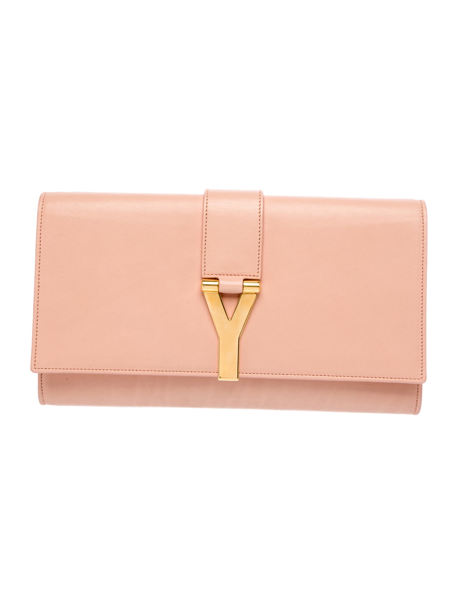 Saint Laurent Leather Clutch