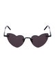 Saint Laurent Heart Tinted Sunglasses