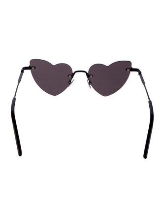 Saint Laurent Heart Tinted Sunglasses
