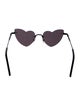 Saint Laurent Heart Tinted Sunglasses