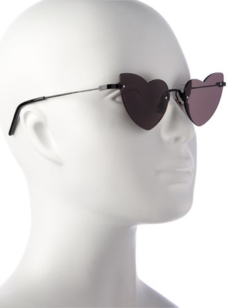 Saint Laurent Heart Tinted Sunglasses