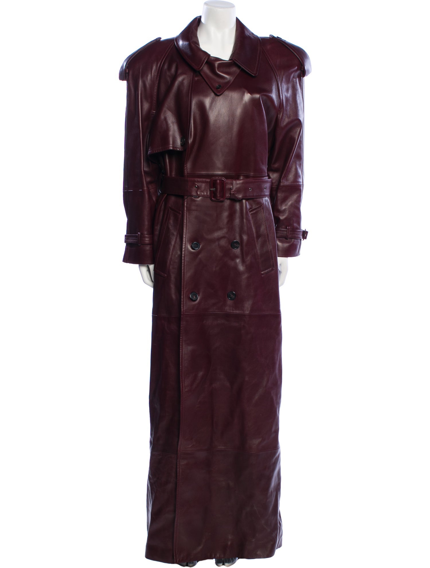 Saint Laurent 2023 Leather Coat w/ Tags