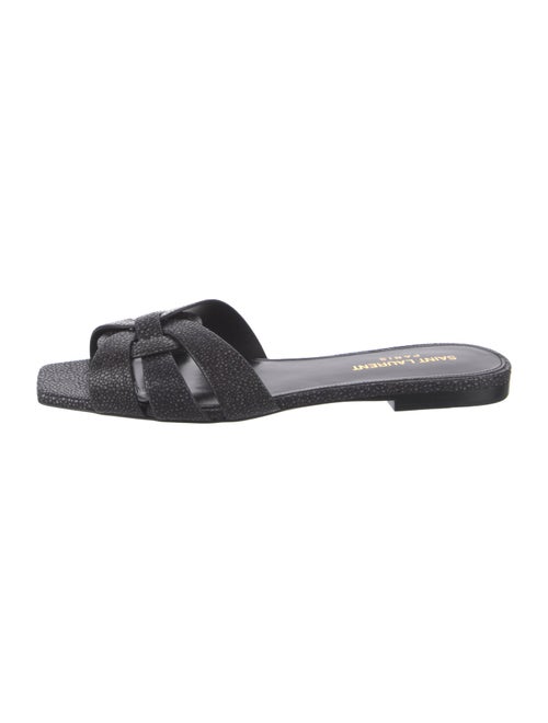 Saint Laurent Leather Slides