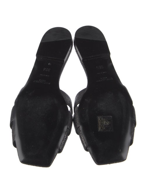 Saint Laurent Leather Slides