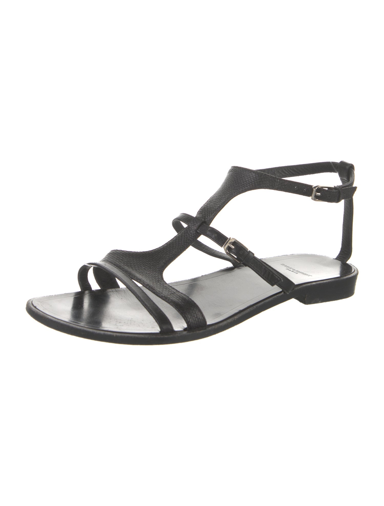 Saint Laurent Leather Gladiator Sandals