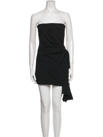 Saint Laurent Strapless Mini Dress