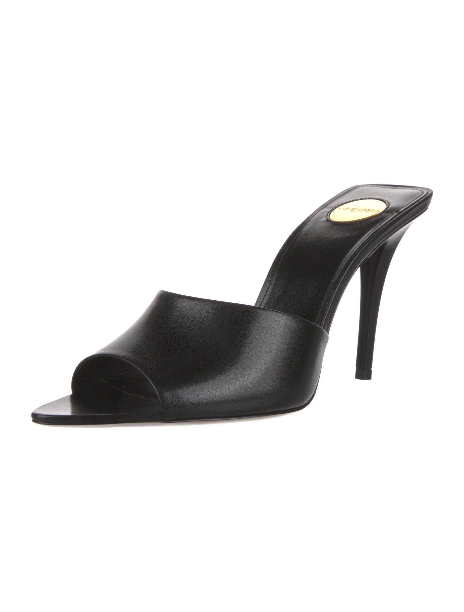 Saint Laurent Leather Mules w/ Tags