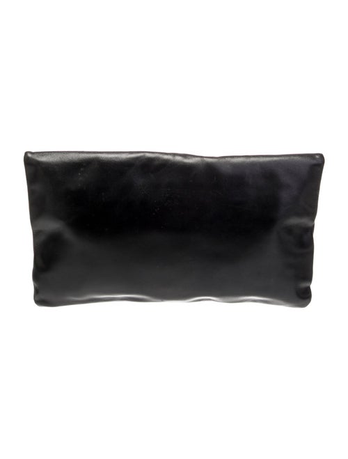 Saint Laurent Calfskin Letters Fold-Over