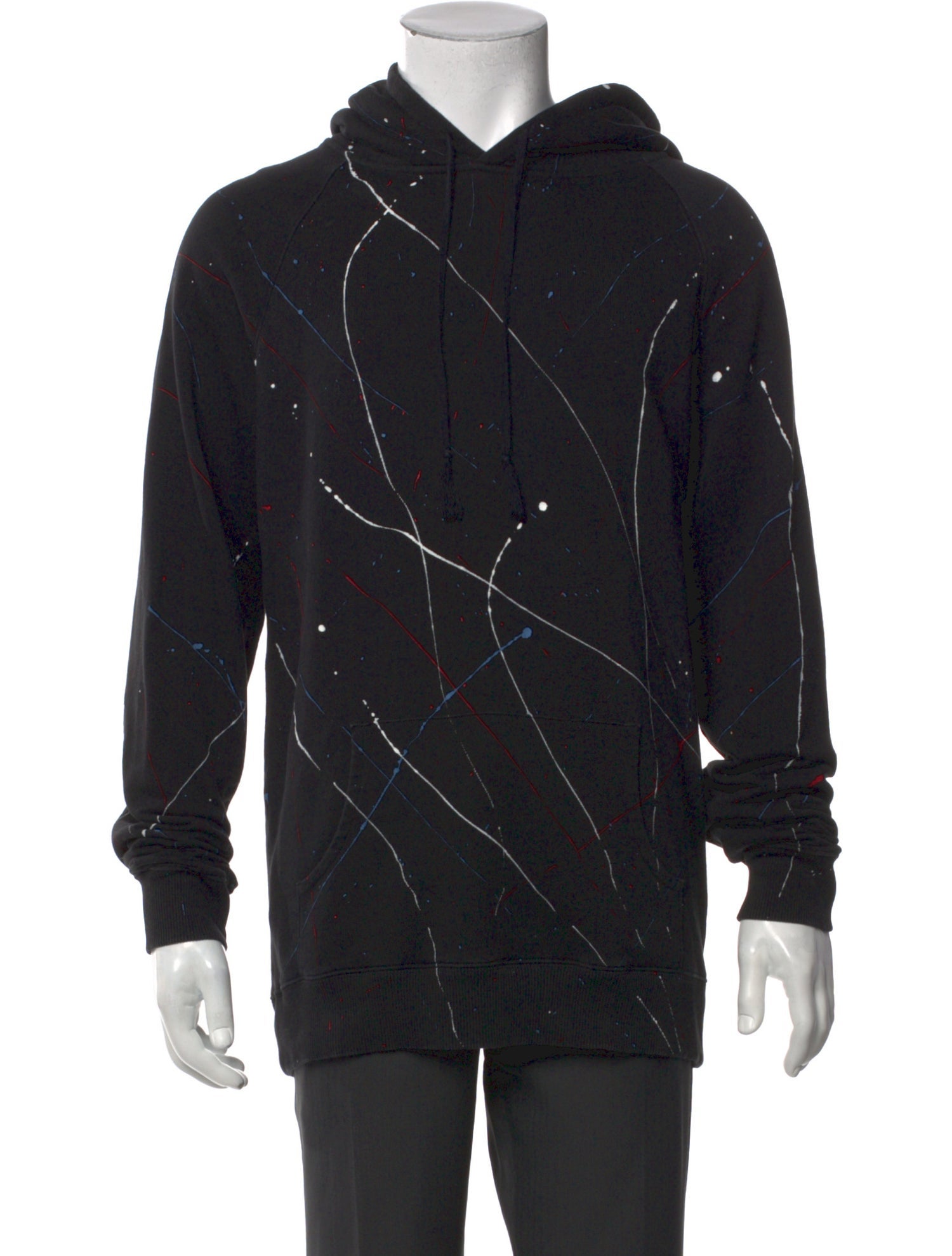 Saint Laurent 2018 V-Neck Hoodie