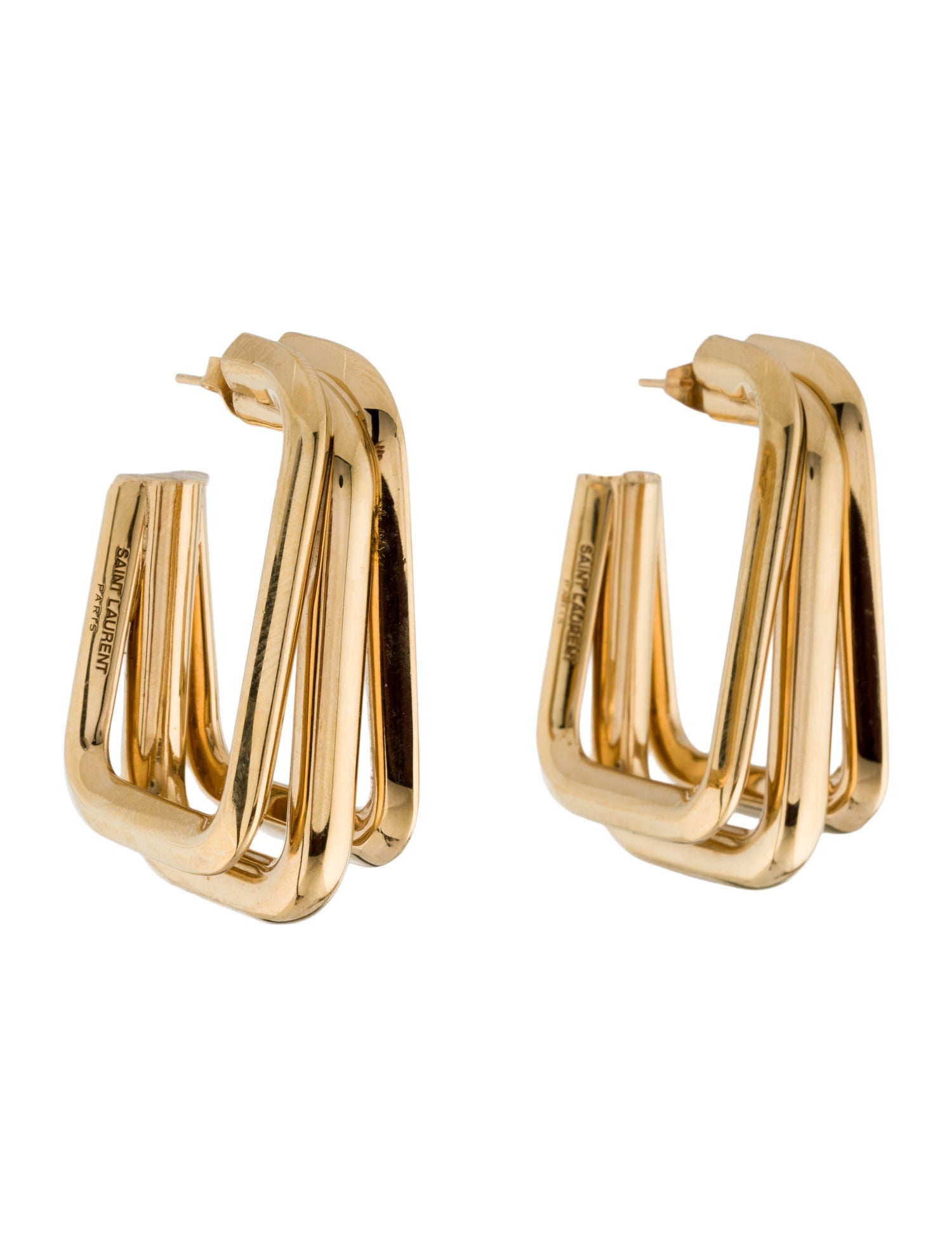 Saint Laurent Square Hoop earrings