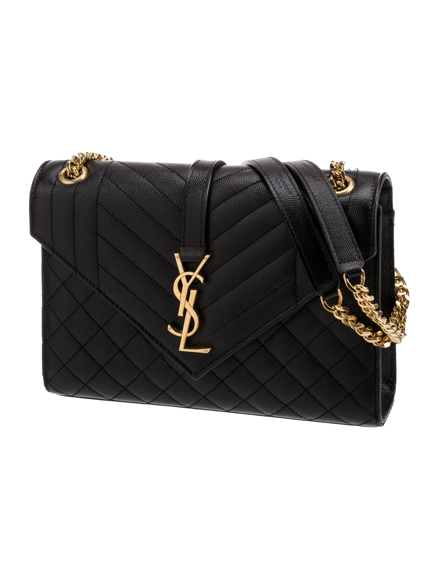 Saint Laurent Quilted Envelope Medium