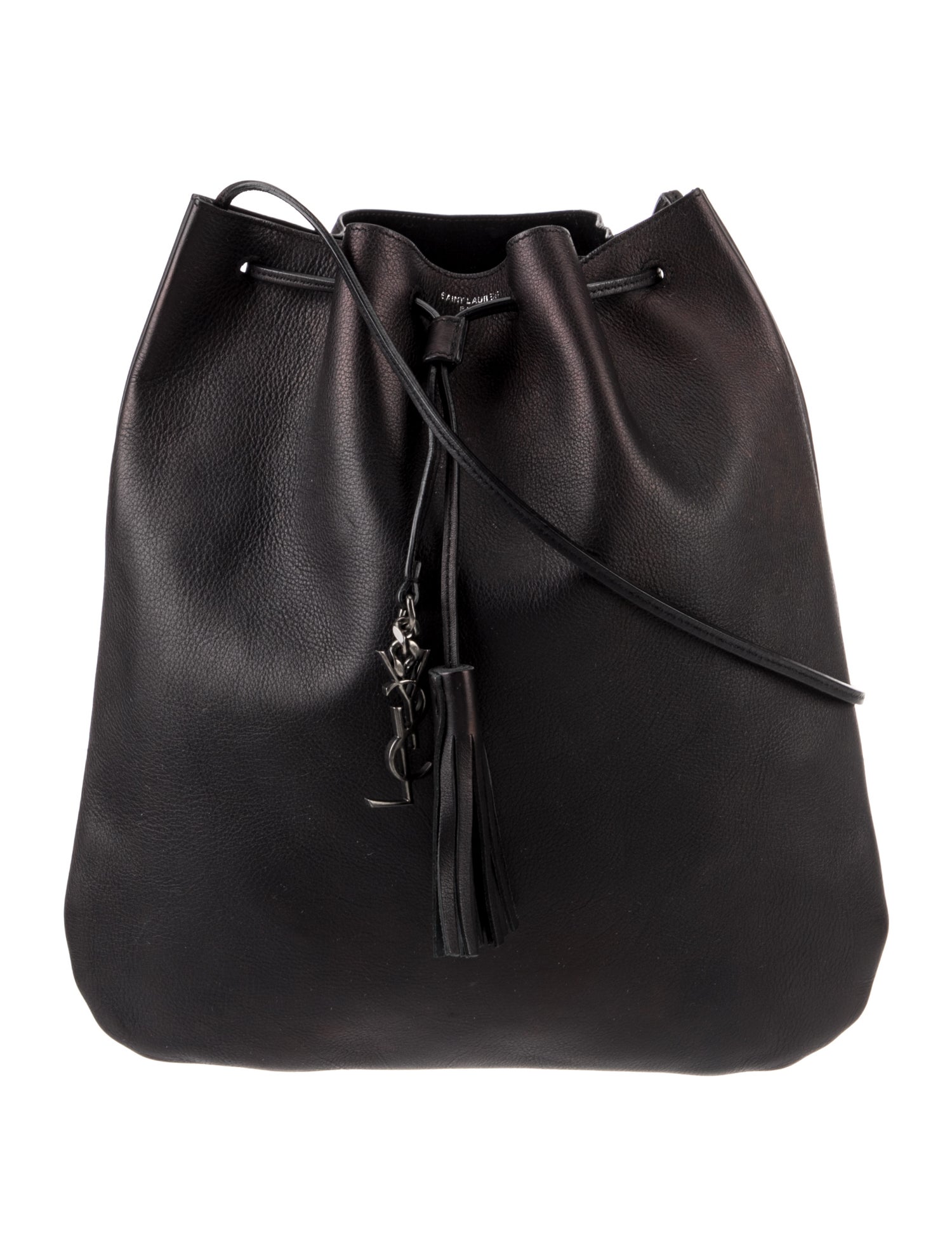 Saint Laurent Leather Bucket Bag