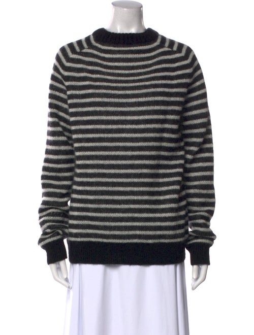 Saint Laurent Mohair Striped Sweater