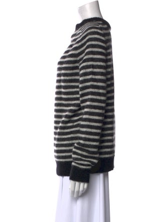 Saint Laurent Mohair Striped Sweater