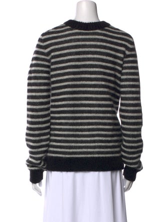 Saint Laurent Mohair Striped Sweater