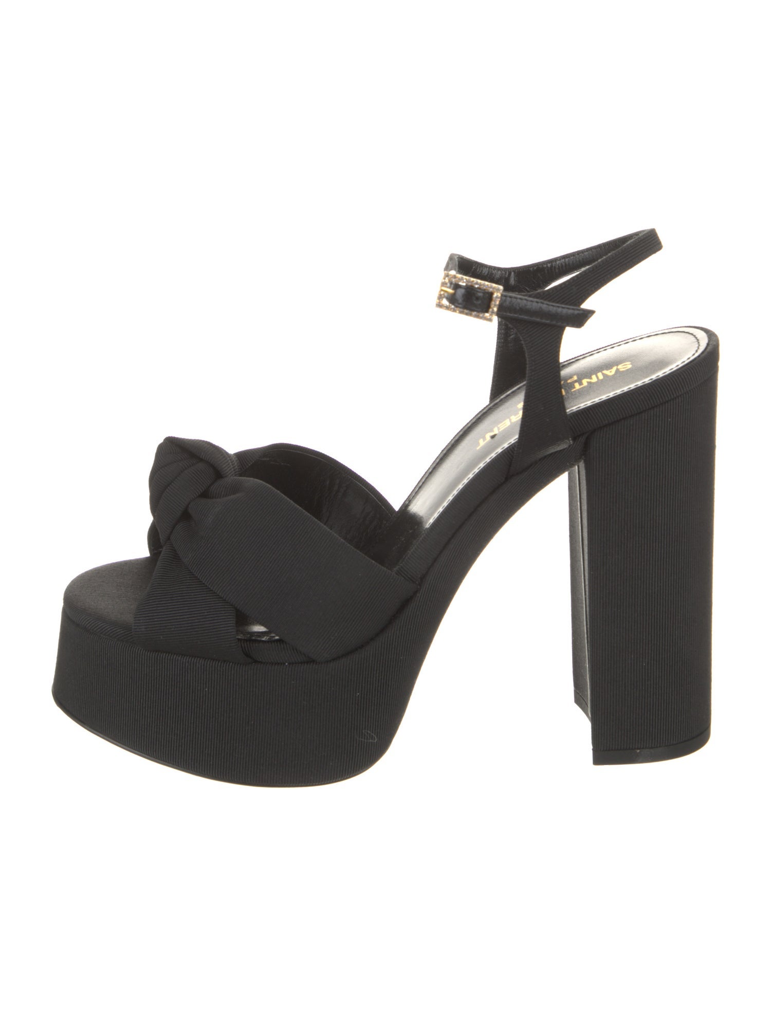 Saint Laurent Crystal Embellishments Sandals