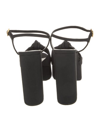 Saint Laurent Crystal Embellishments Sandals