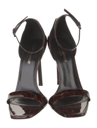 Saint Laurent Patent Leather Sandals