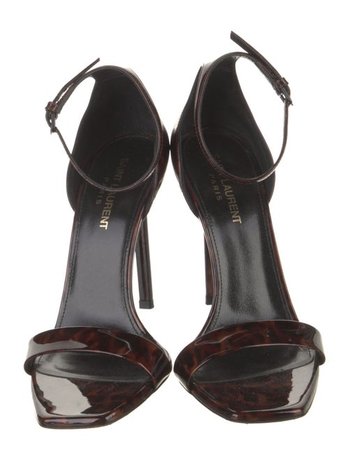 Saint Laurent Patent Leather Sandals
