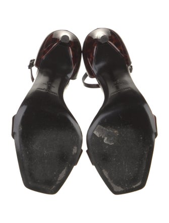Saint Laurent Patent Leather Sandals