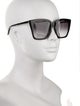 Saint Laurent Square Gradient Sunglasses