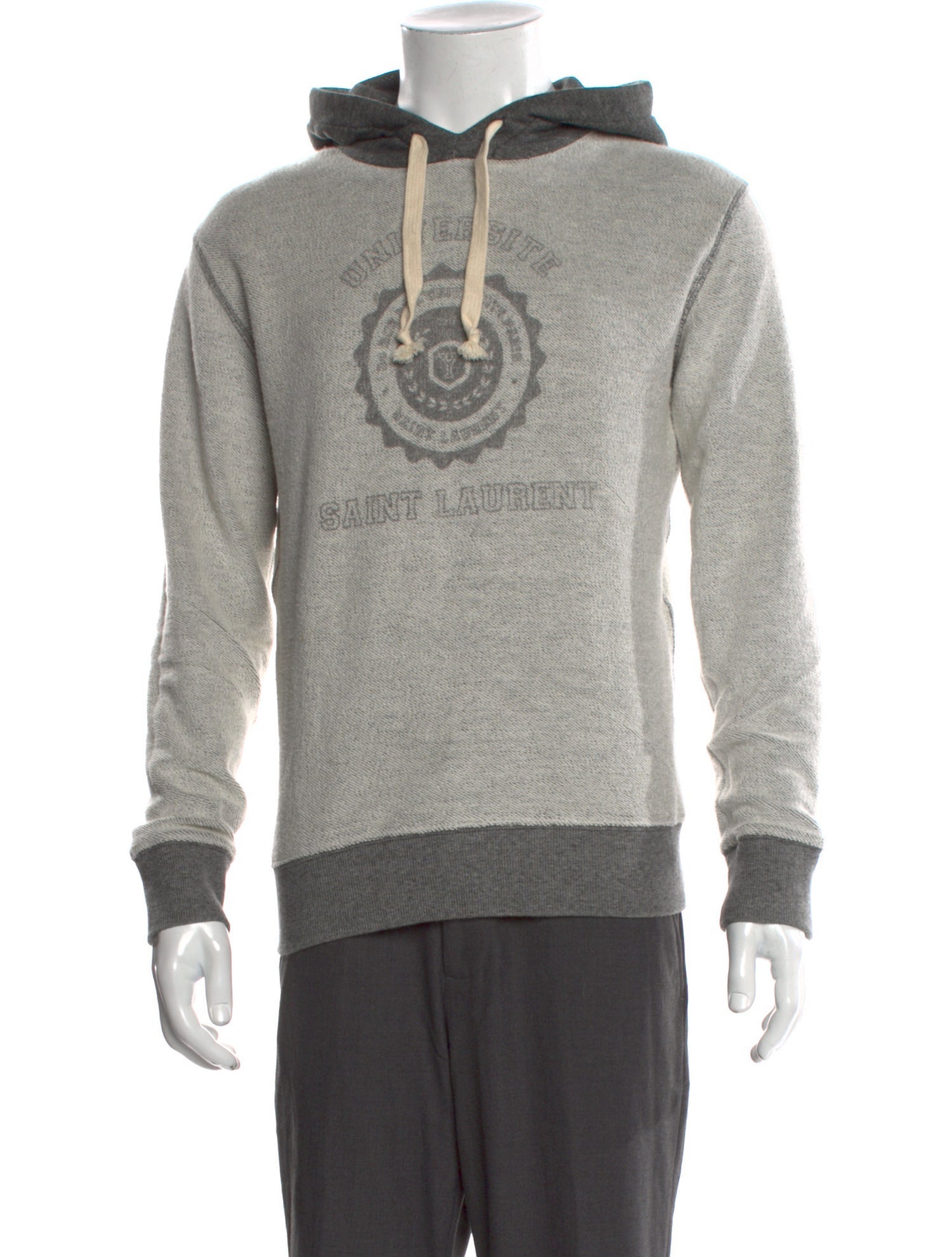 Saint Laurent 2017 Signature Logo Hoodie