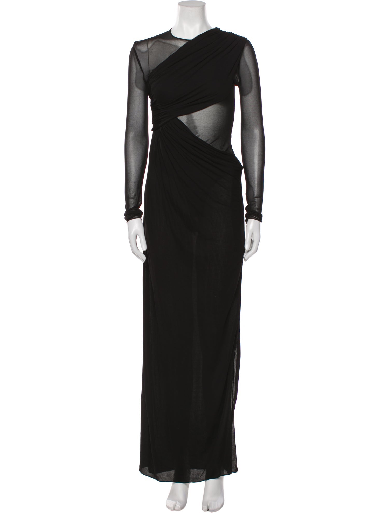 Saint Laurent Silk Long Dress w/ Tags