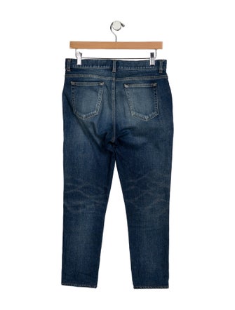 Saint Laurent High-Rise Skinny Leg Jeans