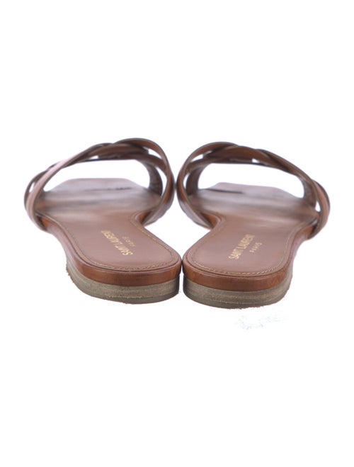 Saint Laurent Leather Slides