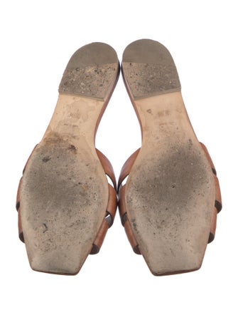 Saint Laurent Leather Slides