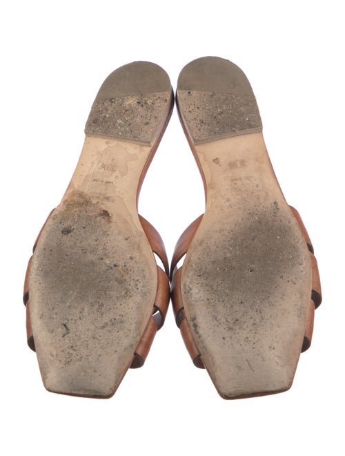 Saint Laurent Leather Slides