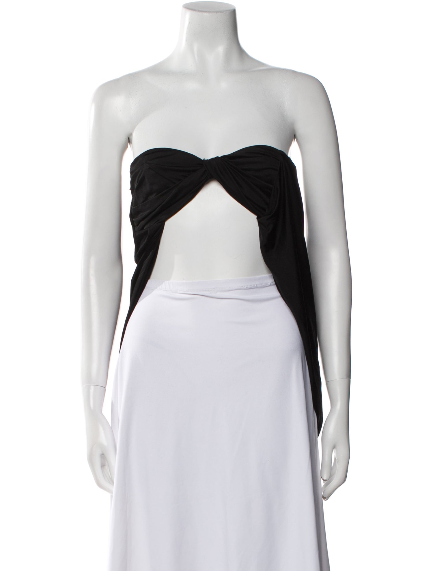 Saint Laurent Strapless Crop Top w/ Tags