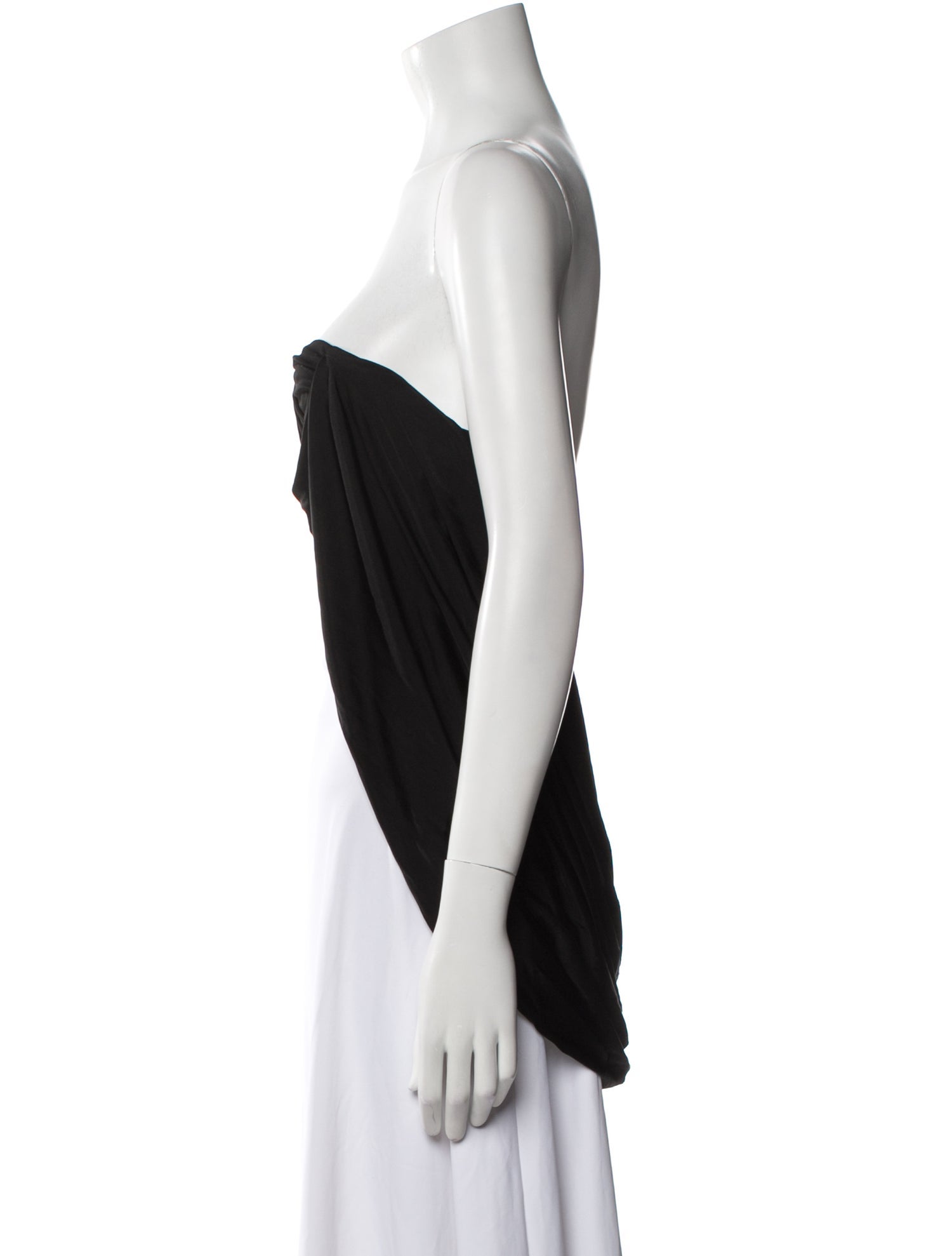 Saint Laurent Strapless Crop Top w/ Tags