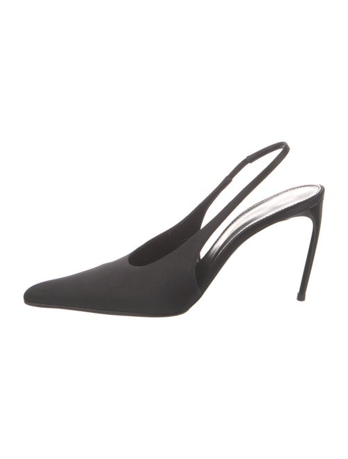 Saint Laurent Satin Slingback Pumps