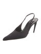Saint Laurent Satin Slingback Pumps