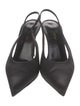 Saint Laurent Satin Slingback Pumps