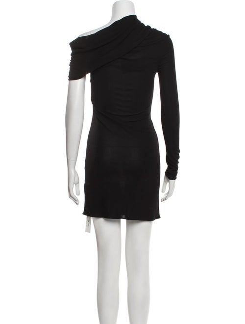 Saint Laurent One-Shoulder Mini Dress