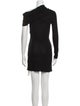 Saint Laurent One-Shoulder Mini Dress