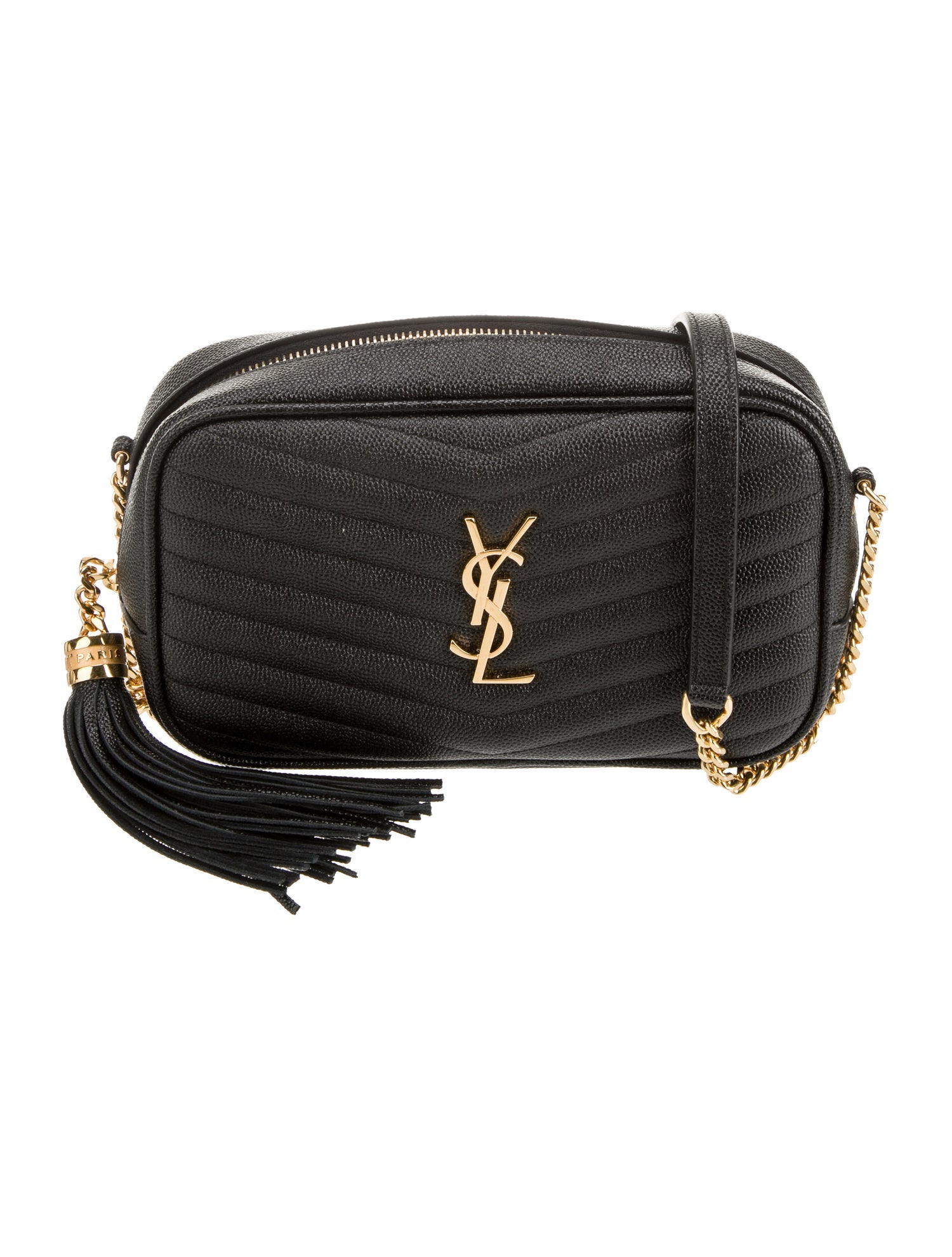 Saint Laurent Chevron Lou Camera Mini