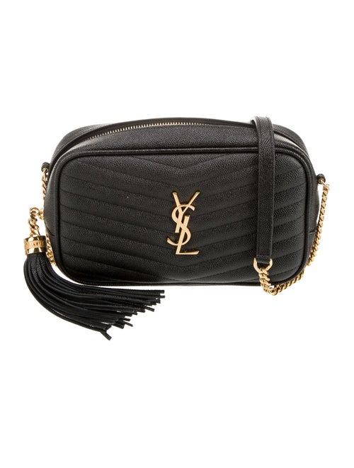 Saint Laurent Chevron Lou Camera Mini