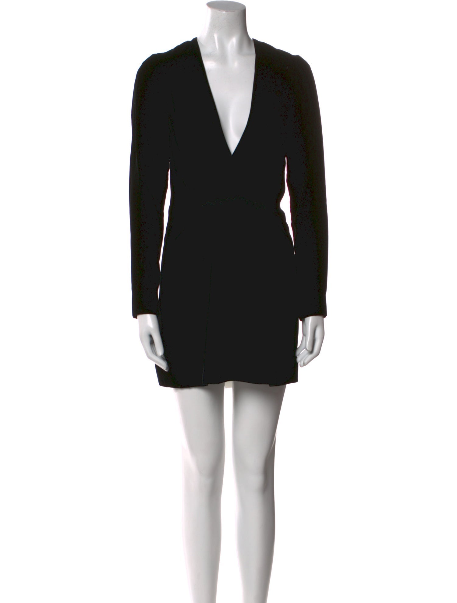 Saint Laurent V-Neck Mini Dress