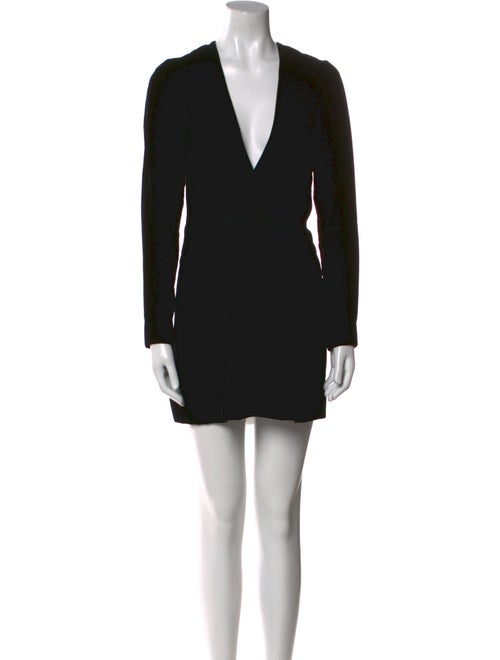 Saint Laurent V-Neck Mini Dress