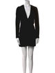 Saint Laurent V-Neck Mini Dress