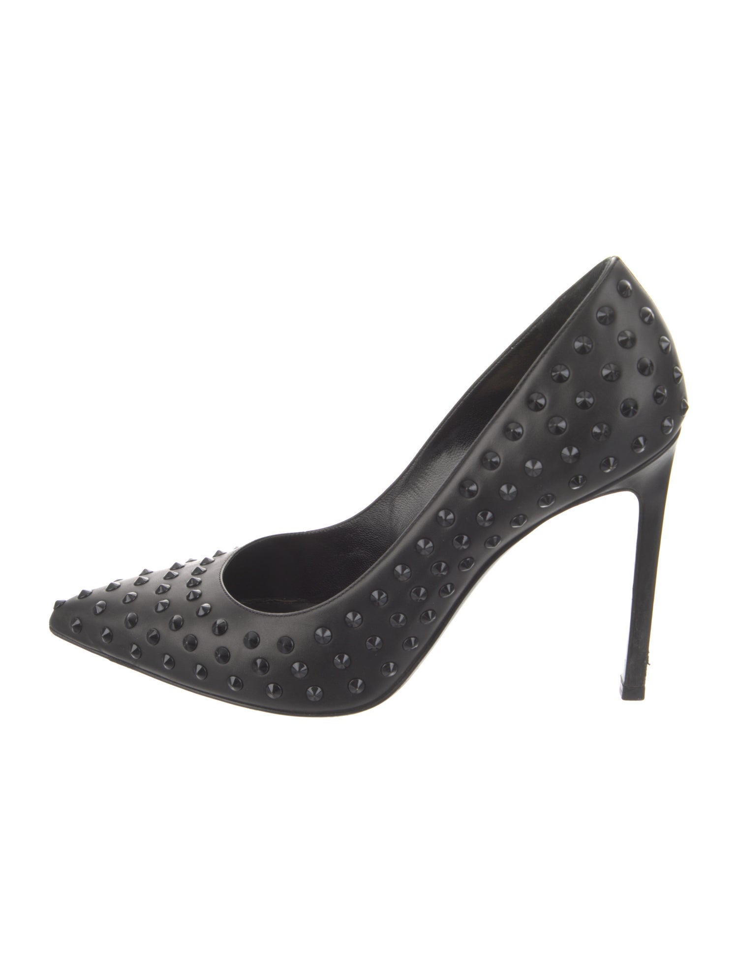 Saint Laurent Leather Studded Accents Pumps
